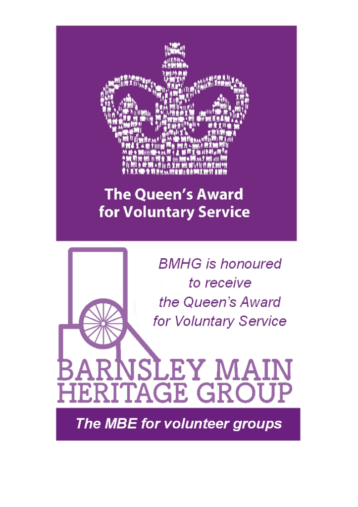 text reads The Queen's Award for voluntary service. BMHG is honoured to receive the Queen's award for voluntary service